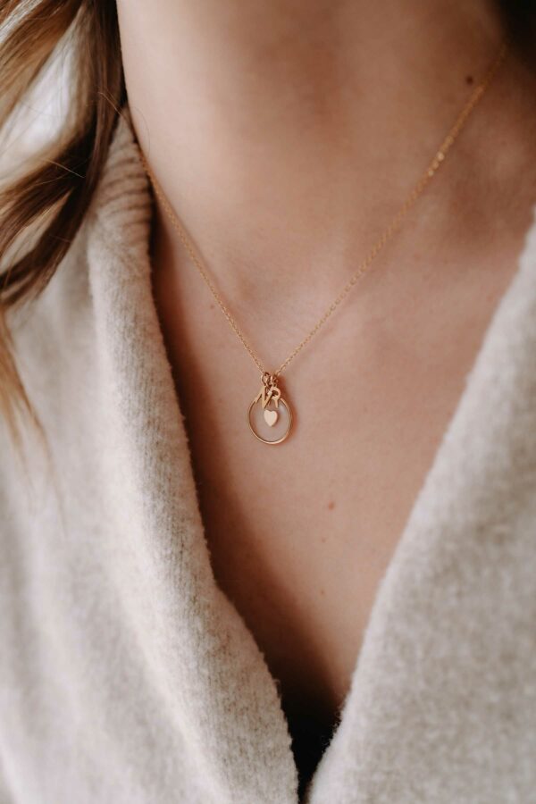 Collier Saint-Amour - Initiales Chéries