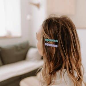 Duo Barrettes - Myosotis Lilas – Image 2