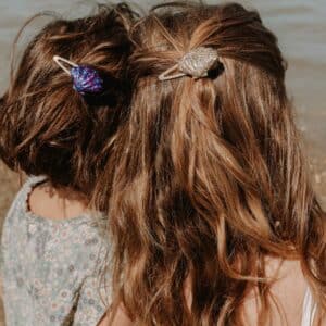 Barrette Coquillage - Doré – Image 2