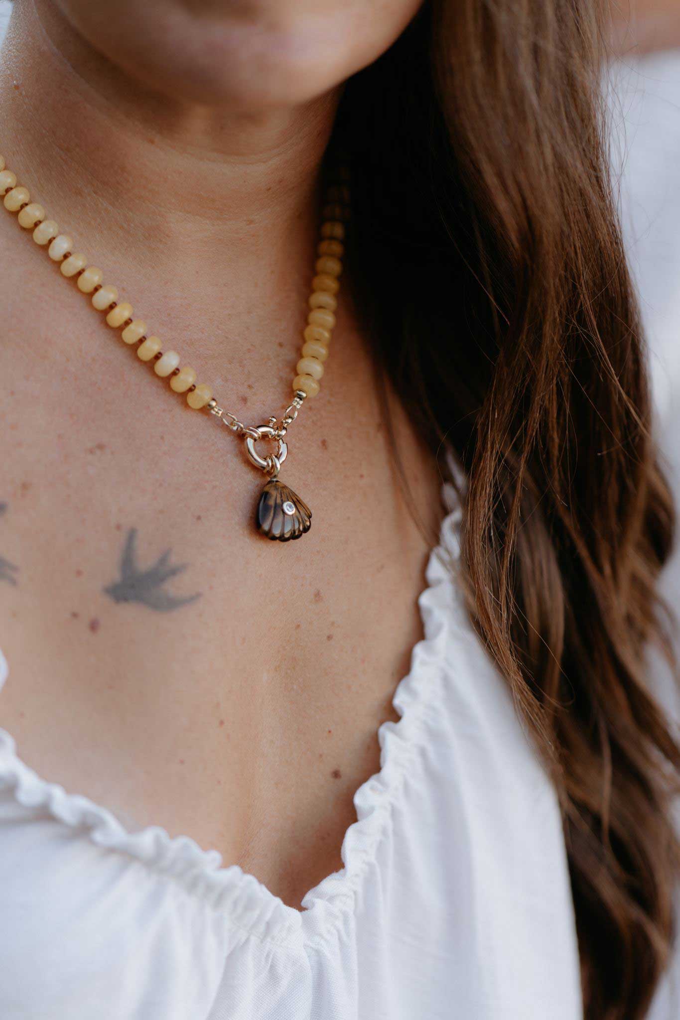 Collier Moorea - Jaune