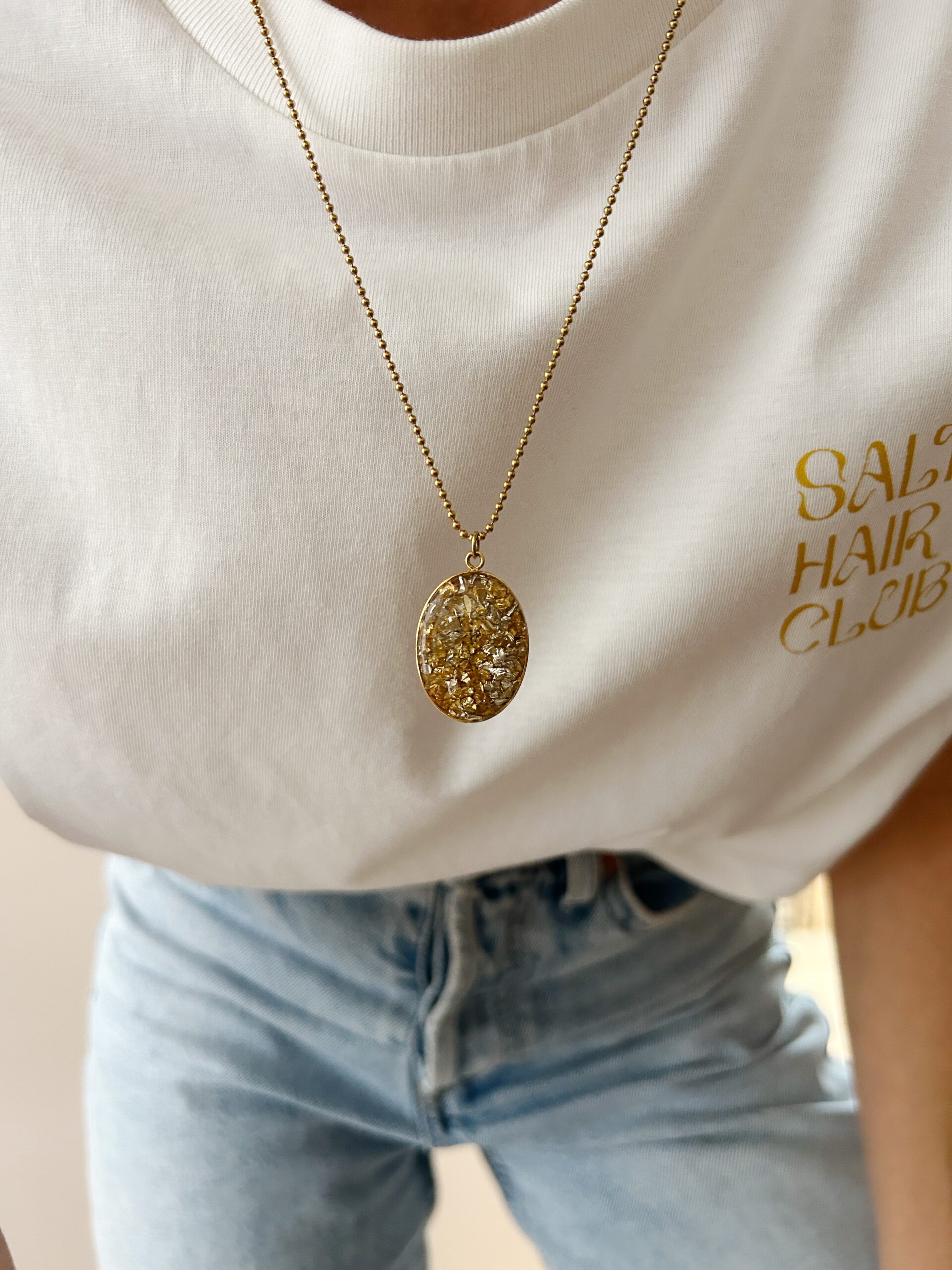 Collier Vairao - Argent & doré